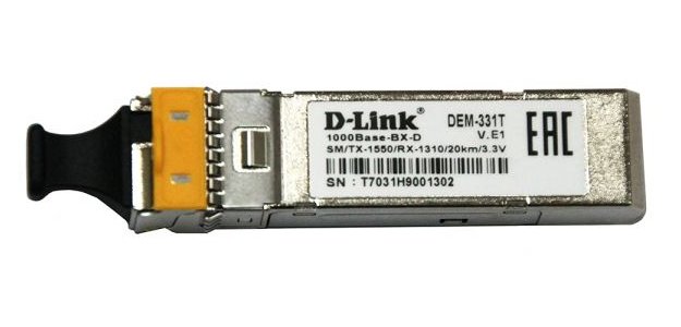 Трансивер D-Link DEM-331T/20KM/DD/E1A