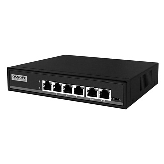 Коммутатор OSNOVO SW-20600 SW-20600(80W) 6 ports