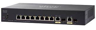 Коммутатор Cisco SF352 SF352-08MP-K9-EU 10 ports