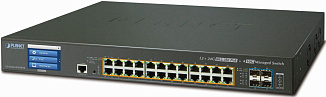 Коммутатор Planet GS-5220 GS-5220-24UP4XVR 28 ports