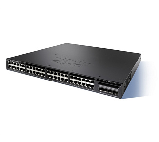 Коммутатор Cisco Catalyst 3650 WS-C3650-48PQ-E 52 ports