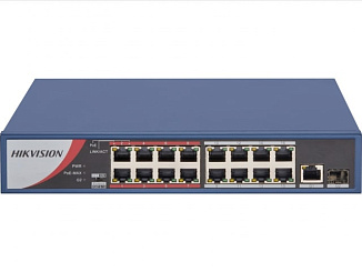 Коммутатор Hikvision DS-3E0300 DS-3E0318P-E/M(B) 18 ports