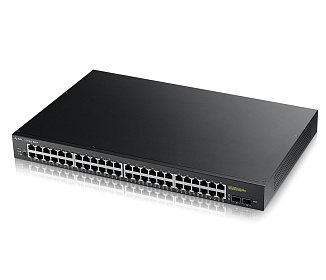 Коммутатор ZyXEL GS1900 GS1900-48HP-EU0101F 50 ports