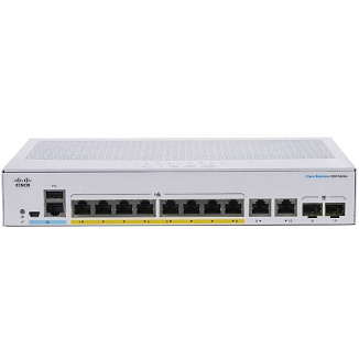 Коммутатор Cisco Business 350 CBS350-8FP-2G-EU 10 ports