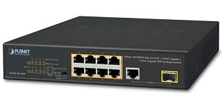 Коммутатор Planet FSD-1008 FSD-1008HP 10 ports