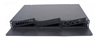Бокс оптический Hyperline FO-19V-1U-3xSLT-W130H30-24UN-BK