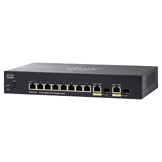 Коммутатор Cisco SG350 SG350-10MP-K9-EU 10 ports