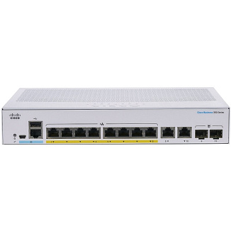 Коммутатор Cisco Business 350 CBS350-8P-2G-EU 10 ports