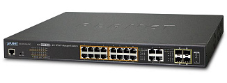 Коммутатор Planet GS-4210 GS-4210-16P4C 20 ports